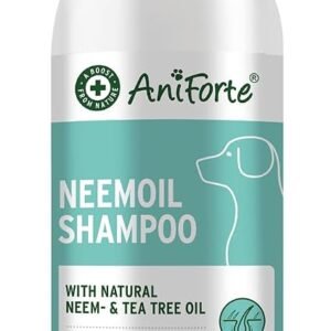 AniForte Neemoil Shampoo for Dogs 500ml - Dog shampoo against itching, mites, fleas, ticks, easy to comb coat, skin-friendly, pleasant smell