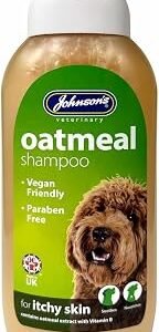 Johnsons Oatmeal Shampoo for Dogs - Soothes Itchy Skin, Vegan Friendly - 400ml