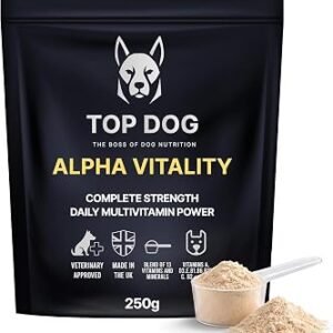 TOP DOG Multivitamin Powder for Dogs, 13 Vitamins & Minerals Daily, 250g