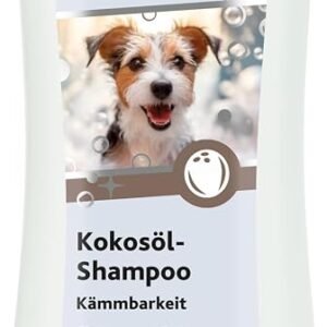 TRIXIE Coconut Oil Shampoo for Dogs ? Gentle coat care ? Easier to comb ? Ideal for long-haired dogs ? 250 ml ? 2905