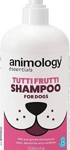 Animology Essentials Tutti Frutti Dog Shampoo 500ml, Fruity Scented, Gentle Cleanser with Conditioner