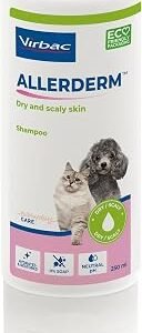 Virbac Allerderm Cat & Dog Shampoo | Dry & Scaly Skin | Soap-Free | 250ml