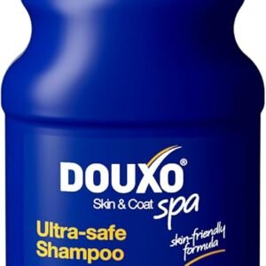 Douxo Spa Oatmeal Dog Shampoo 250 ml, Hypoallergenic and pH Balanced for Sensitive Skin, Deeply Hydrates with Oatmeal Beta-Glucan, 97% Natural Origin Ingredients, Coco Vanilla Fragrance