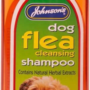 Johnsons Dog Flea Cleansing Shampoo - Eucalyptus and Citronella, Paraben-Free - 400ml