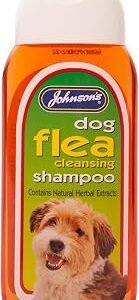 Johnsons Dog Flea Cleansing Shampoo - Eucalyptus and Citronella, Paraben-Free - 400ml