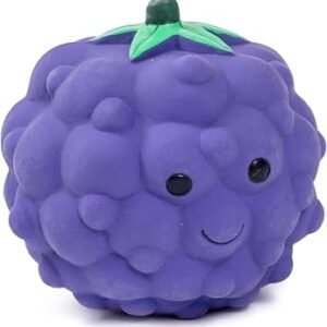 Petface Latex Blackberry Soft Chew Dog Toy, Large (Pack of 1)