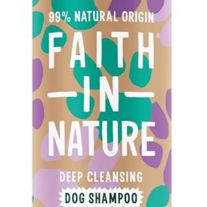Faith In Nature Natural Lavender Dog Shampoo, Vegan & Cruelty Free,No SLS,Silicones or Parabens, Deep Cleansing, For Dirty Dogs, 400ml
