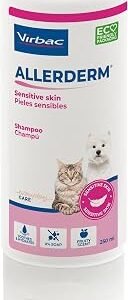 Virbac Allerderm Cat & Dog Shampoo with Oatmeal for Sensitive Skin - 250ml