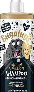 BUGALUGS Dog Shampoo with a Distinctive One in a million Fragrance - Natural dog grooming shampoo products for smelly dogs best puppy professional groom shampoo & conditioner (1x500ml)