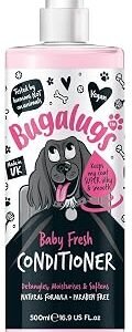 BUGALUGS Dog Conditioner with Baby Fresh dog perfume, best grooming Conditioner for dogs, puppy & smelly pet that detangles & moisturises use with dog shampoo