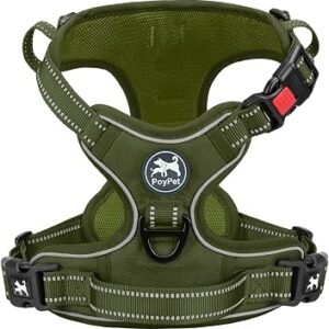 PoyPet Dog Harness Small, No Pull Vest with Front Clip & Padded Handle