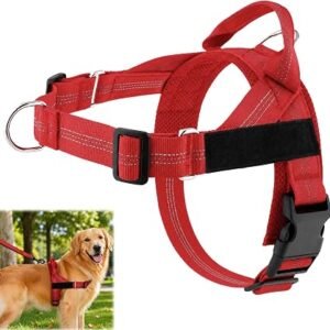 No Pull Dog Harness M for Small Medium Dogs Adjustable Reflective Vest