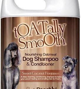 Pretty Pooch Oatmeal Dog Shampoo for Sensitive Skin 5L ? Hydrates, Sooths & Shines - pH Balanced & Made from Natural Ingredients - Cruelty Free & Vegan - Coconut Fragrance