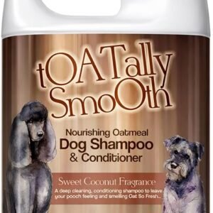 Pretty Pooch Oatmeal Dog Shampoo for Sensitive Skin 5L ? Hydrates, Sooths & Shines - pH Balanced & Made from Natural Ingredients - Cruelty Free & Vegan - Coconut Fragrance