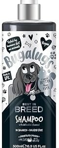 BUGALUGS Breed Dog Shampoo Grooming for Smelly Pets with Designer Fragrance, Puppy Wash & Conditioner, Vegan Professional Best Dogs Pet Care Shampoos (500ml)