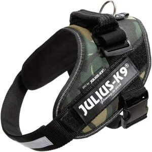JULIUS-K9 IDC Powerharness, M, no pull dog harness, Camouflage