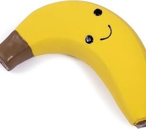 Petface Latex Banana Soft Chew Dog Toy, Small