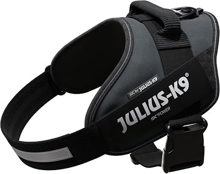 JULIUS-K9 IDC Powerharness, L, no pull dog harness, Anthracite