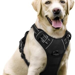 rabbitgoo Dog Harness Large Dog, No Pull Vest with Front Clip & Handle
