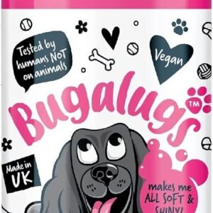 BUGALUGS Baby Fresh Dog Shampoo grooming products for smelly dogs with baby powder scent, best puppy shampoo, Vegan pet shampoo professional (625ml)