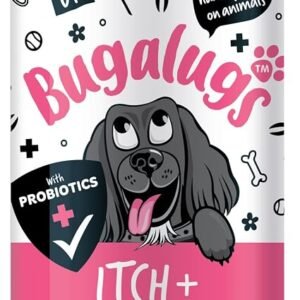 Bugalugs Itch & Immunity Dog Shampoo Sensitive Skin - Professional Pet Grooming for Smelly Puppies and dogs with Probiotics (Shampoo 500ml)