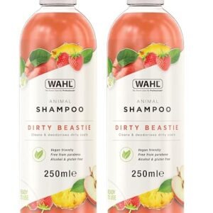 Wahl Dirty Beastie Deep Cleaning Dog & Pet Shampoo 250ml Twin Pack