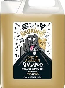Dog Shampoo with a Distinctive One in a million Fragrance by Bugalugs - Natural dog grooming products for smelly dogs with fragrance, best puppy professional groom shampoo & conditioner (5 Litre)