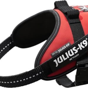 JULIUS-K9 IDC Powerharness, S, no pull dog harness, Red