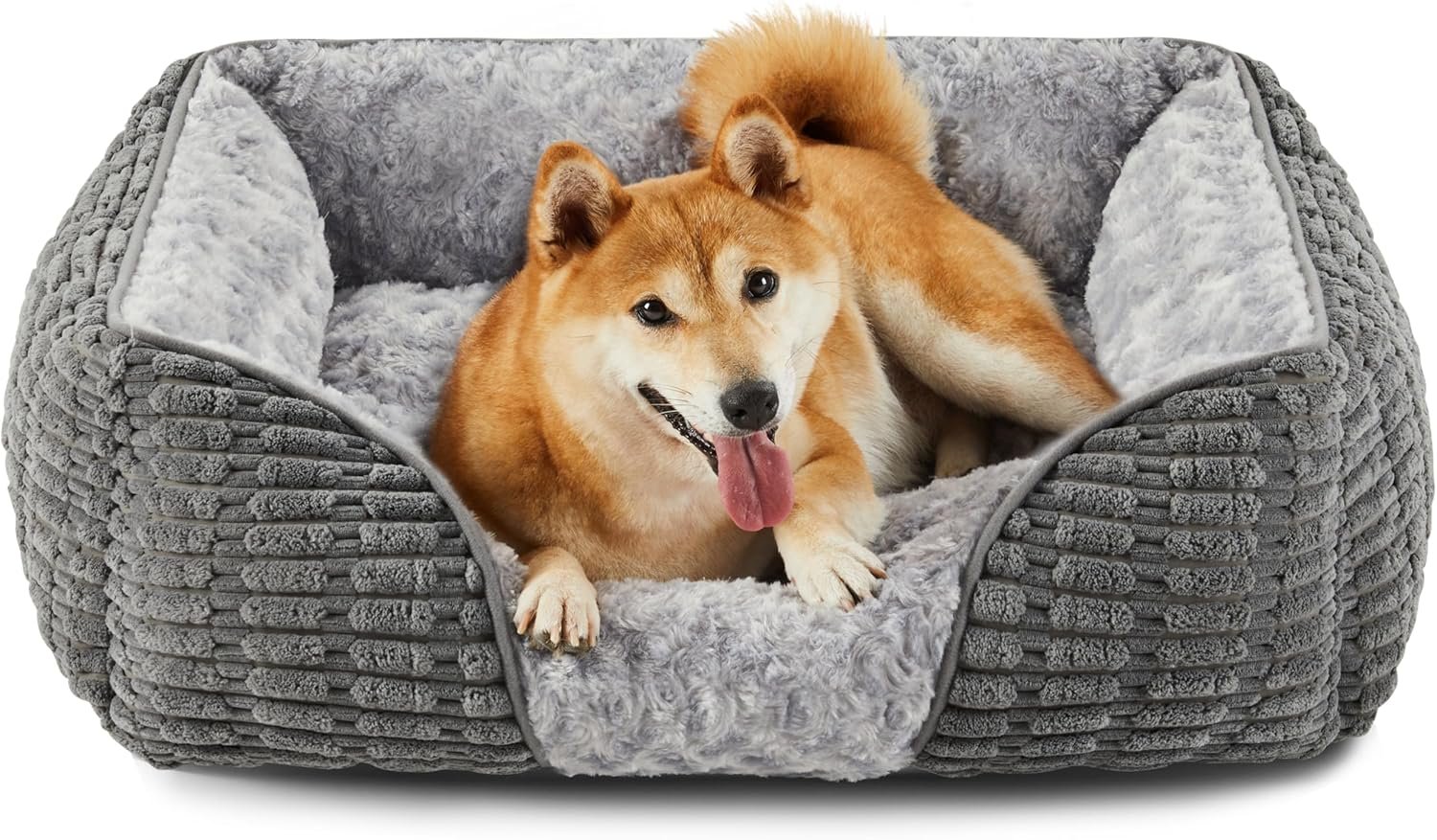 Medium Dog Bed, Dog Beds Medium Washable, 64x53x20cm