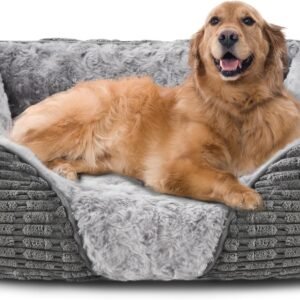Extra Large Dog Bed, XL Dog Sofa Bed Washable, 89x64x23cm