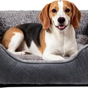 Dog Bed Medium Washable, Rectangle Dog Beds for Medium Large Dogs