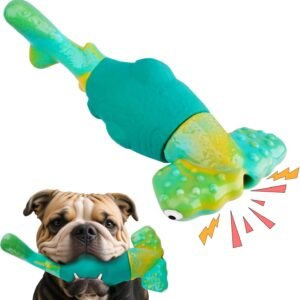 BIKIISEN Dog Toys for Aggressive Chewers, Squeaky Tough Chew Toys | Indestructible Interactive Dog Chew Toys for Large Dogs, Keep Them Busy, Gift Toys for...