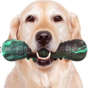 HETOO Dog Toys Indestructible Dog Toys for Aggressive Chewers Dog Chew Toys | Dog Toys with Squeak, Indestructible Chew Toys for Medium Large Breed, Keep...
