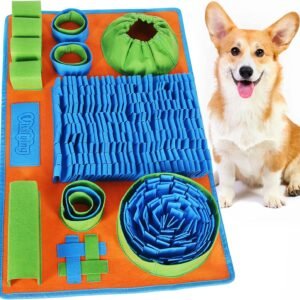 Vivifying Snuffle Mat for Dogs, Interactive Feeding Game for Boredom | 66cmx42cm and Mental Stimulation, Dog Feeding Mat Encourages Natural Foraging Skills...