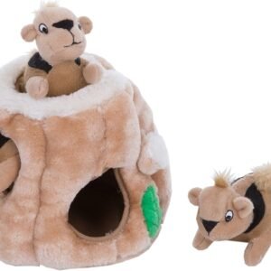 Outward Hound Squirrel Dog Toy - Plush Hide & Seek - For Birthday Fun, Mental Stimulation, Boredom & Enrichment - Interactive, Age, Breeds - Dog...