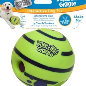 Wobble Wag Giggle Allstar Innovations Ball, Dog Toy, As Seen on TV