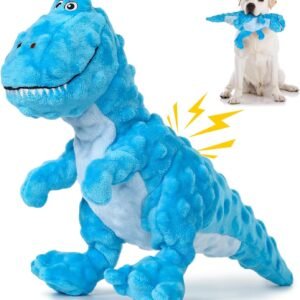 IOKHEIRA Squeaky Dog Toys, Plush Dog Toy, Interactive Dog Toys Tug of War Game Relieves Boredom with Crinkle Paper, Suitable for Puppies Small, Medium to...