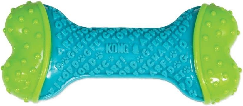 KONG CoreStrength Bone Chew Toy, For Small/Medium Dogs | Durable Multi-Layered Chew Bone with Textured Body to Clean Teeth, for Enrichment and Dental Care Play