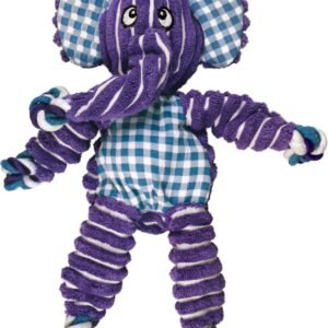 KONG Floppy Knots - Knotted Rope Dog Toy - Minimal Stuffing - For Medium/Large Dogs, Elephant