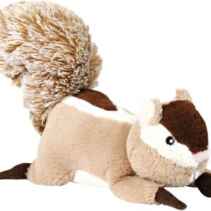 Plush Squeaky Squirrel Dog Toy (24 cm)