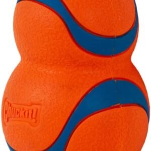Chuckit! Ultra Tumbler Dog Ball, Medium (1-Pack) | For Energetic Dogs, High & Unpredictable Bouncing, Durable Rubber Dog Toy, Compatible with Launchers,...