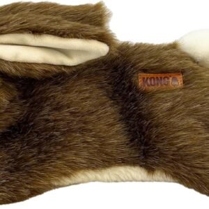 KONG Wild Low Stuff Creatures with Minimal Stuffing for Dogs (Rabbit)