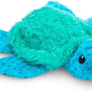Petface Little Pet Talulah Turtle Plush Dog Toy with Squeaker (Pack of 1) | Multi-Textured Plush, Soft Material, Crinkle Accents, Durable Design