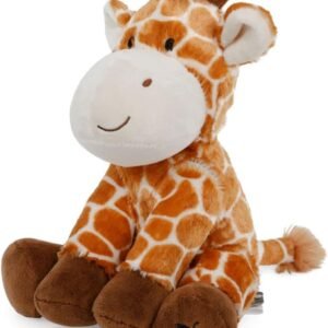 Petface Planet George The Giraffe Plush Dog Toy | Eco-Friendly, Made from Recycled Plastic Bottles, Built-In Squeaker, Durable Design, Interactive Play for Dogs