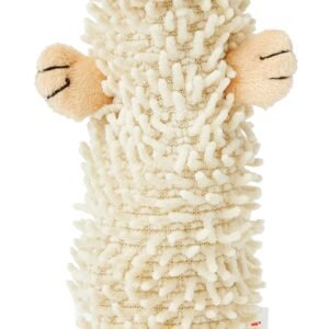 Rosewood Chubleez Noodle Buddy Plush Dog Toy with Squeaker, Soft & Comforting Toy for Small, Medium Dogs & Puppies, Interactive Play