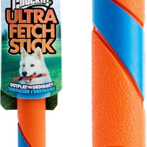 Chuckit! Ultra Fetch Stick Durable Rubber Dog Toy, 30.5 cm (1-Pack) | High Visibility, Lightweight & Floatable, Safe Stick Design, For All Breeds,...