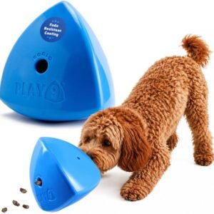 Roolo Interactive Dog Toy, Treat Dispenser, Dog Enrichment & Puzzle Toy | Dog enrichment toy and dog toy for boredom. Slow feeding, mental stimulation...