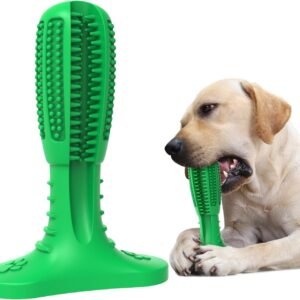 HETOO Dog Toys Dog Toothbrush Toys for Puppy Dental Care Teeth Cleaning | Natural Rubber Puppy Toys, Dog Chew Toys for Boredom, Gifts for Dogs