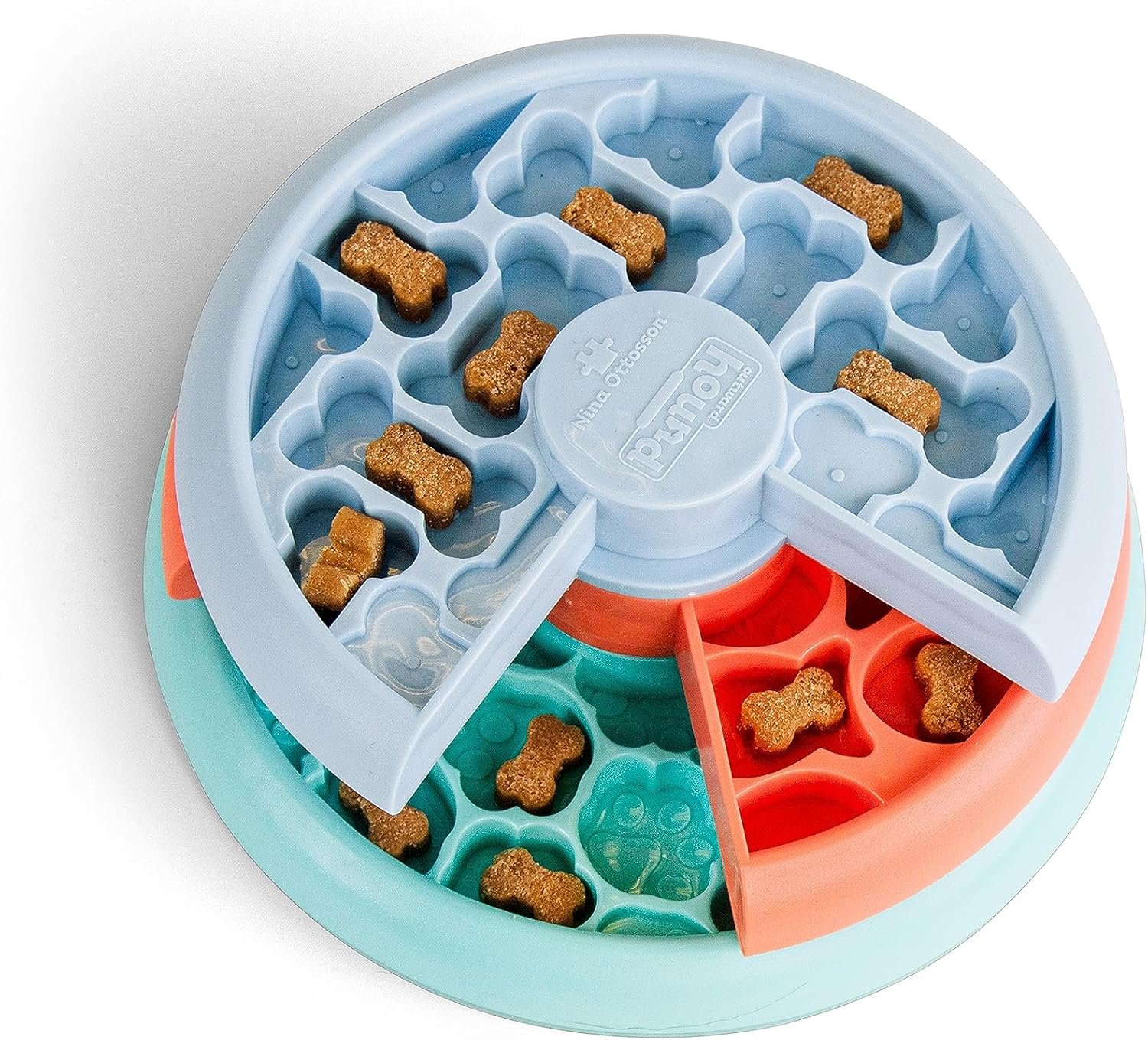Outward Hound Nina Ottosson Puppy Lickin' Layers Interactive Dog Puzzle Game and Slow Feeder for Puppies