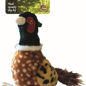 Animal Instincts Forest Friends Phileas Pheasant Plush Dog Toy, Small | Super Soft, Squeaky, Fetch & Retrieve Toy, Premium Quality Fabric